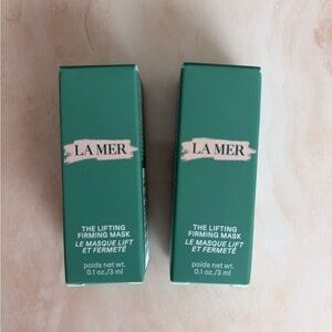 Authentic. La Mer the lifting firming mask 0.1oz/3ml*2